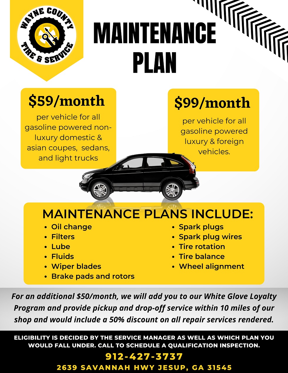 Car Maintenance Packages in Jesup, GA